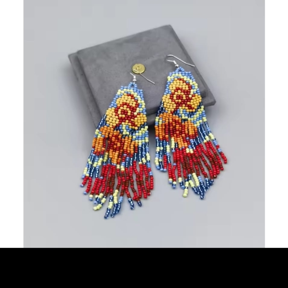 Colorful Beaded Earrings